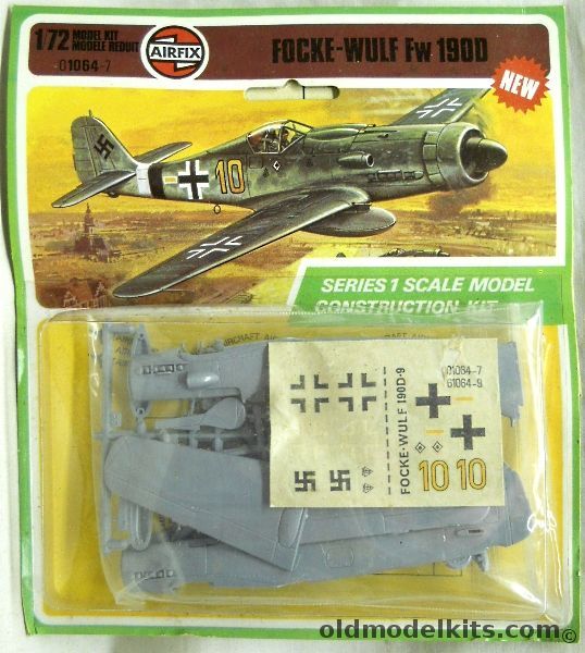 Airfix 1/72 Focke-Wulf Fw-190D Dora - Blister Pack, 01064-7 plastic model kit